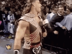 Shawn Michaels Arrogant Walk  GIF