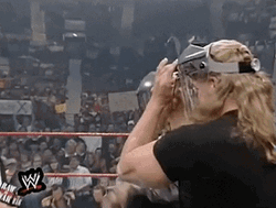 Shawn Michaels Fancy Mask On  GIF