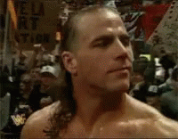 Shawn Michaels Genuine Smile  GIF