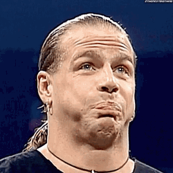 Shawn Michaels Stopping To Laugh  GIF