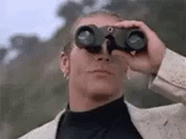Shawn Michaels Using Binoculars Classic Film GIF