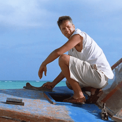 Shawshank Redemption By The Beach GIF