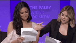 Shay Mitchell Ashley Benson Holding Hands GIF