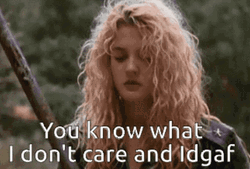 She Doesn't Care Drew Barrymore GIF