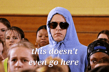 She Doesn't Even Go Here Damian Dark Shades GIF