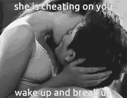 She Is Cheating On You Wake Up GIF
