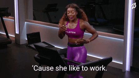 She Likes To Work Out  GIF