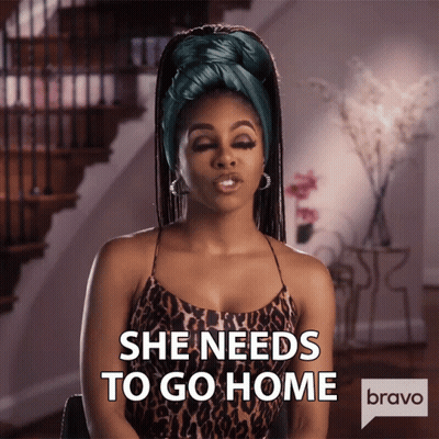 She Needs To Go Home Real Housewives Of Potomac GIF