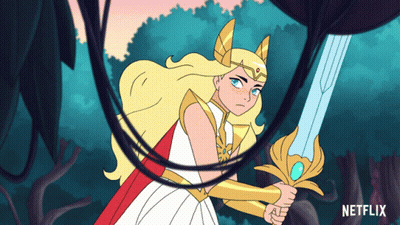She-Ra Holding A Sword GIF