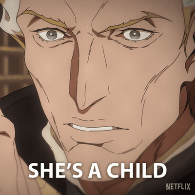 She's A Child Cartoon GIF