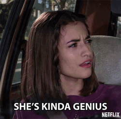 She's Kinda Genius Clever Girl GIF