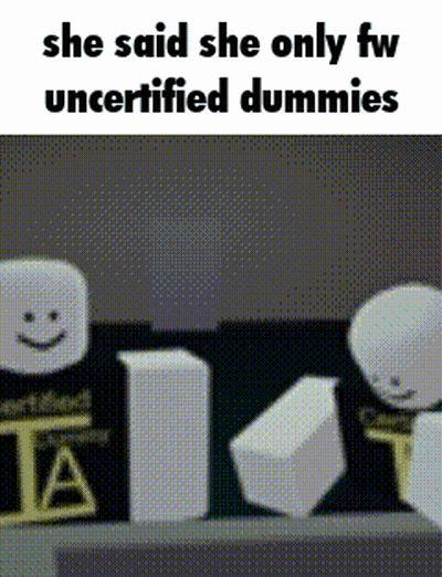 She Said She Only Fw Uncertified Dummies Marshmallows GIF