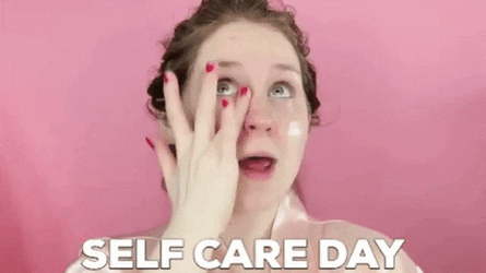 She Wash Face Because Its Self Care Day GIF