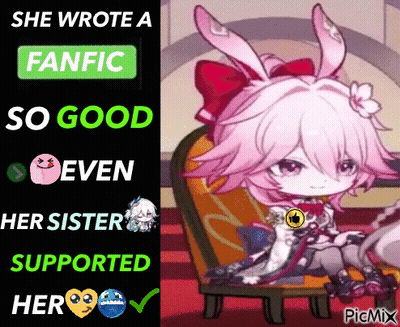 She Wrote A Fanfic So Good Even Her Sister Supported Her And Her Hero GIF
