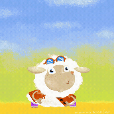 Sheep Behind Chicken Wire Fence GIF