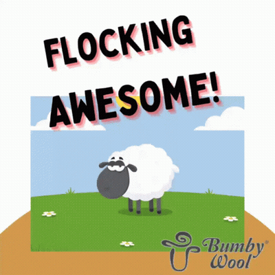 Sheep Saying Flocking Awesome GIF