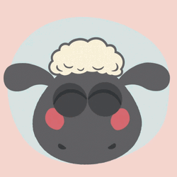 Sheep Shaun Happy Bounce Rainbow GIF