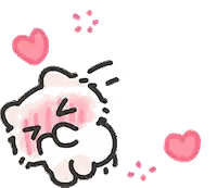 Sheep With Hearts Sticker