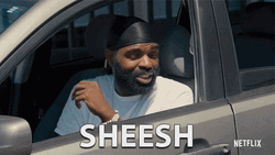 Sheesh Man In Car GIF