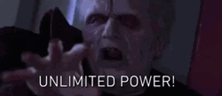 Sheev Palpatine Unlimited Power GIF