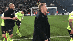 Sheffield United Hug From Behind GIF