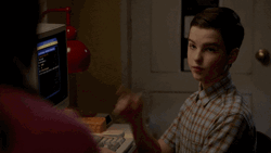 Sheldon Cooper Good Thinking Scene GIF