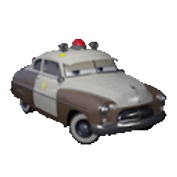 Sheriff - Fierce Fuzz Sheriff Cars Sticker GIF