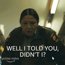 Sheriff Joy Well I Told You Didnt I GIF