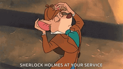 Sherlock Holmes At Your Service GIF