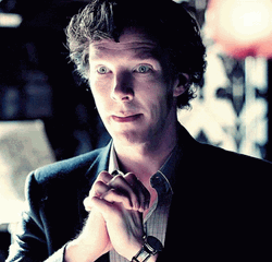 Sherlock Holmes Big Smile GIF