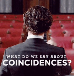 Sherlock Holmes Coincidences GIF