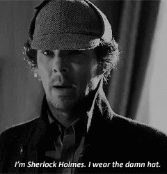Sherlock Holmes I Wear The Hat GIF