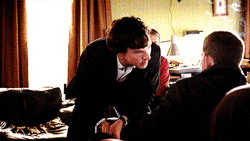 Sherlock Holmes Sniffing Smoke GIF