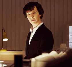 Sherlock Holmes Sweet Smile GIF
