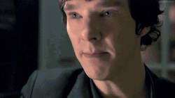Sherlock Throwing Water On Own Face GIF