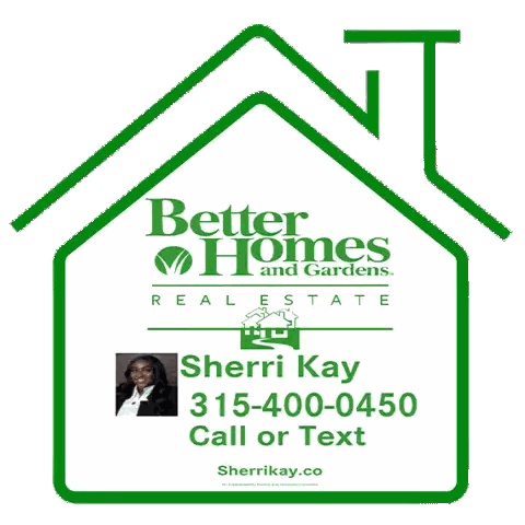 Sherro Kay Woman In House Sticker