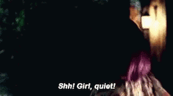 Shh Girl Quiet GIF