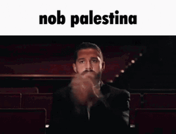 Shia Labeouf Clapping Nob Palestina GIF