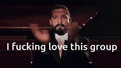 Shia Labeouf Clapping Saying I Love This Group GIF