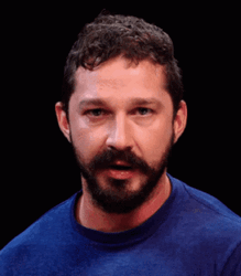 Shia Labeouf Glance GIF