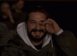 Shia LaBeouf Happy Tears GIF