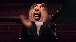Shia Labeouf In Bear Mask Clapping GIF
