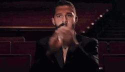 Shia Labeouf Instense Fast Clapping GIF