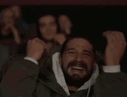 Shia Labeouf Intense Clapping Back Hand GIF