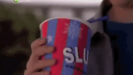 Shia Labeouf Sips Drink GIF