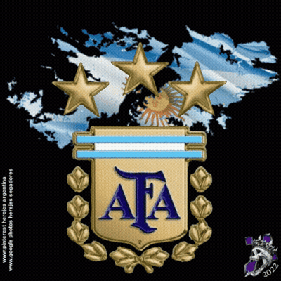 Shield With ATA Letters And Flag GIF