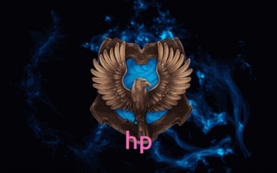 Shield With Bird And HP Letters GIF