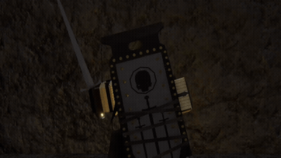 Shield With Sword Coming Out GIF