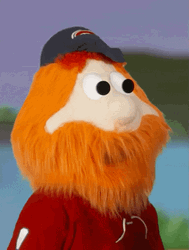 Shifty Eyes Awkward Beard Puppet GIF