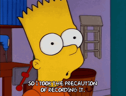 Shifty Eyes Bart Simpson GIF